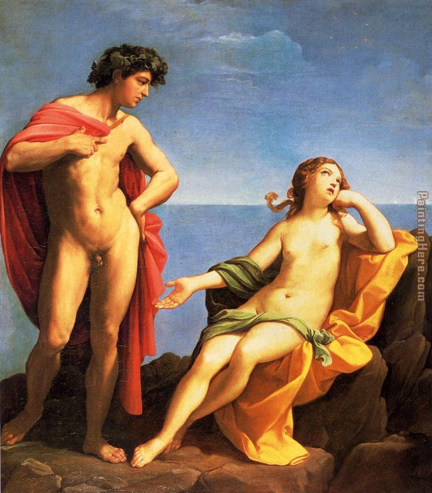 Bacchus And Ariadne painting - Guido Reni Bacchus And Ariadne art painting